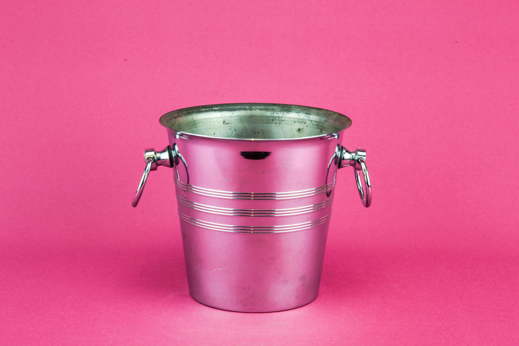 Chromed wine cooler