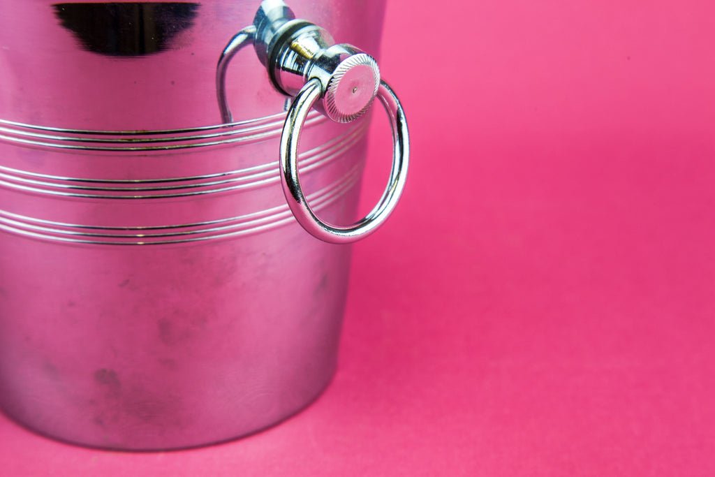 Chromed wine cooler