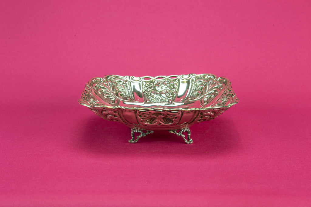 Solid silver bowl