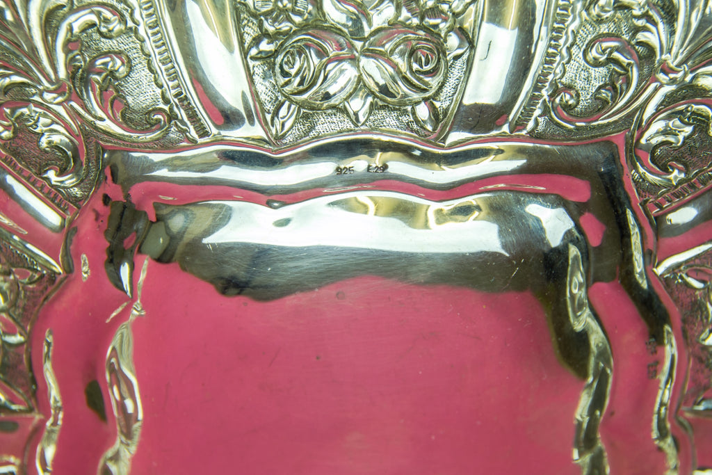 Solid silver bowl