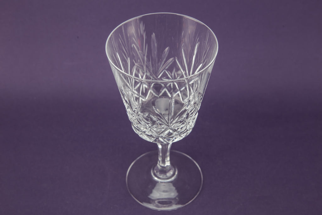 6 wine stem glasses