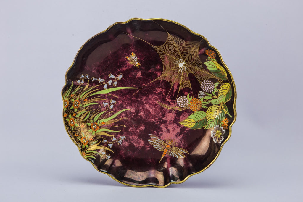 Art Deco pottery serving dish