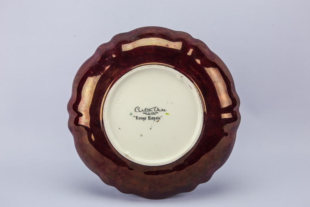 Art Deco pottery serving dish