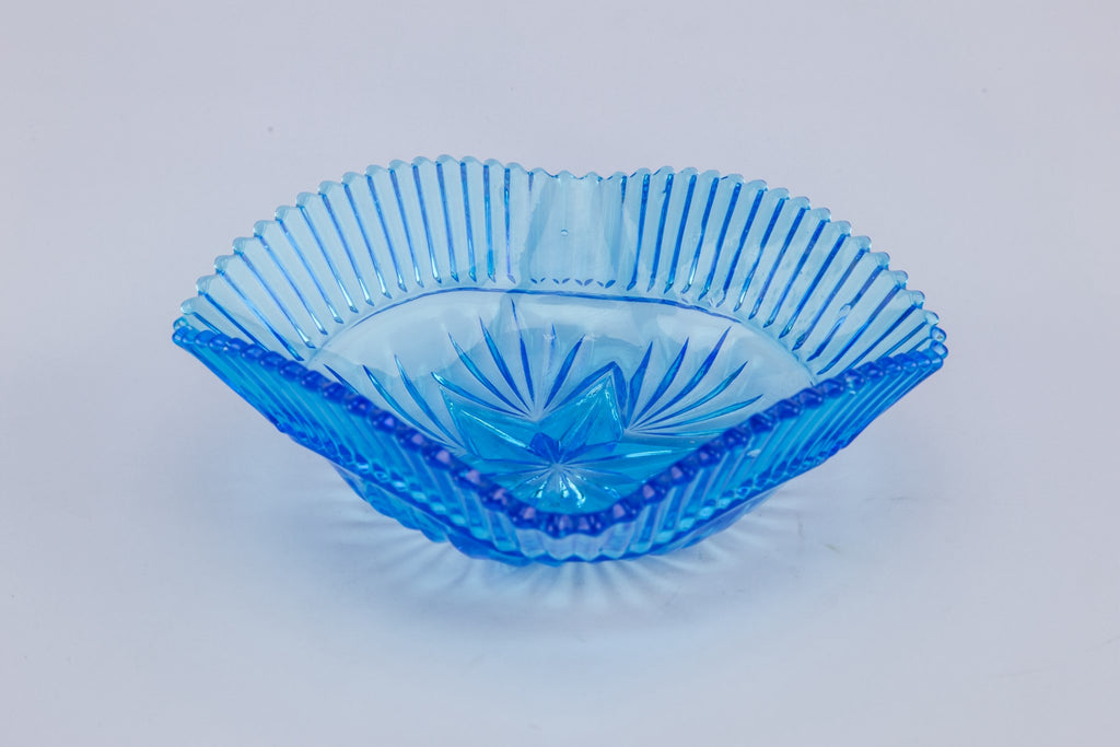 Art Deco pressed glass bowl