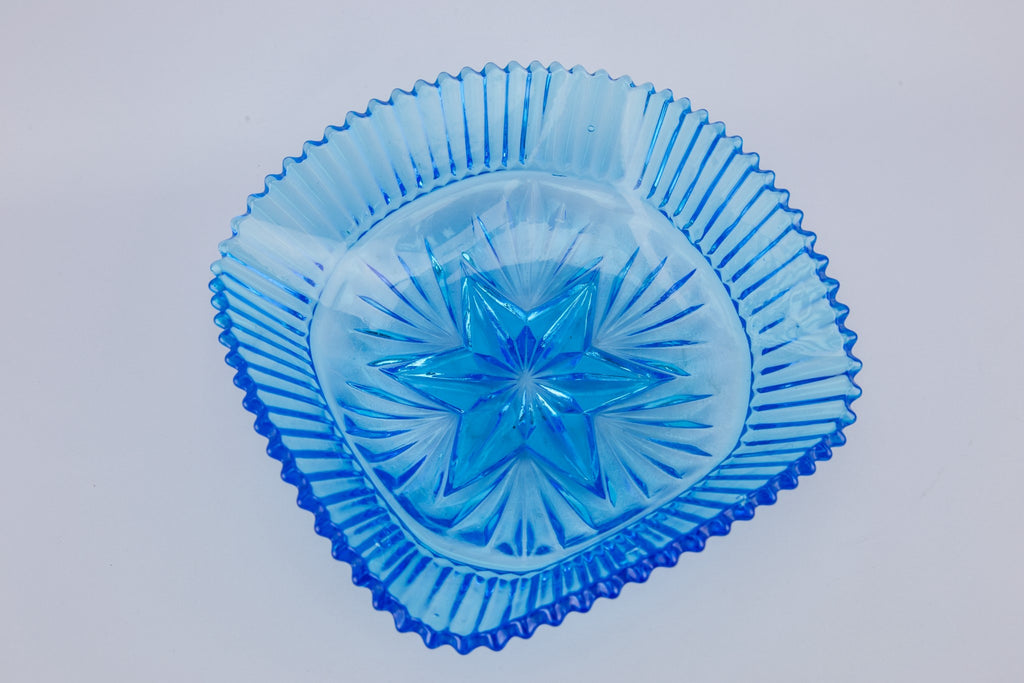 Art Deco pressed glass bowl