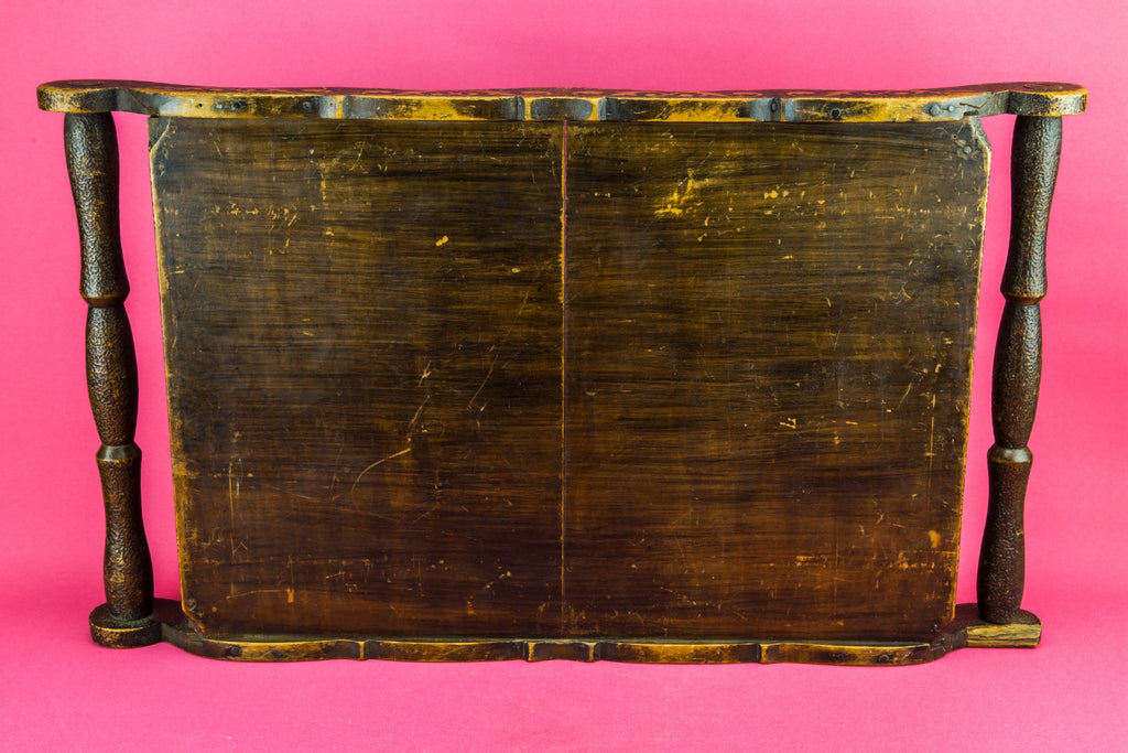 Arts & Crafts wooden tray