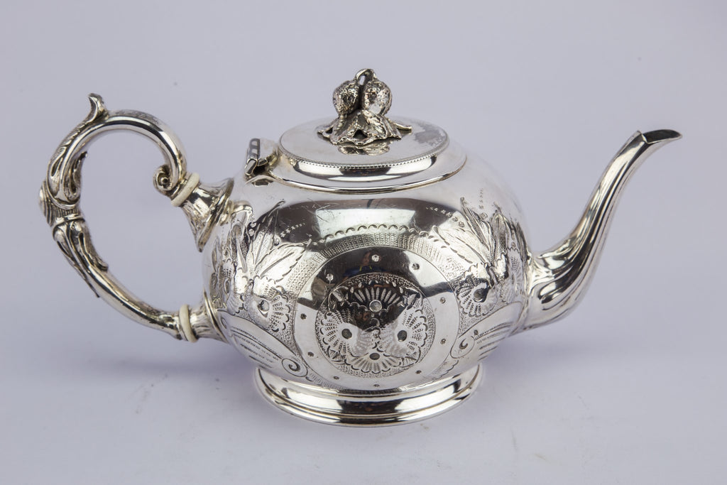 Silver plated tea set