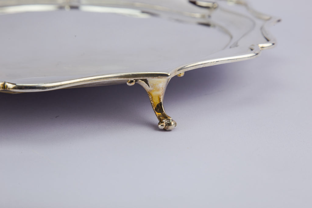 Silver plated drinks tray