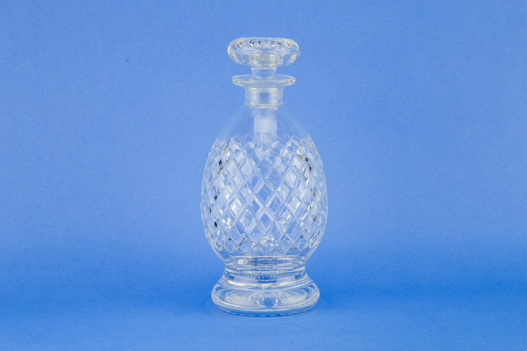 Cut glass whisky decanter