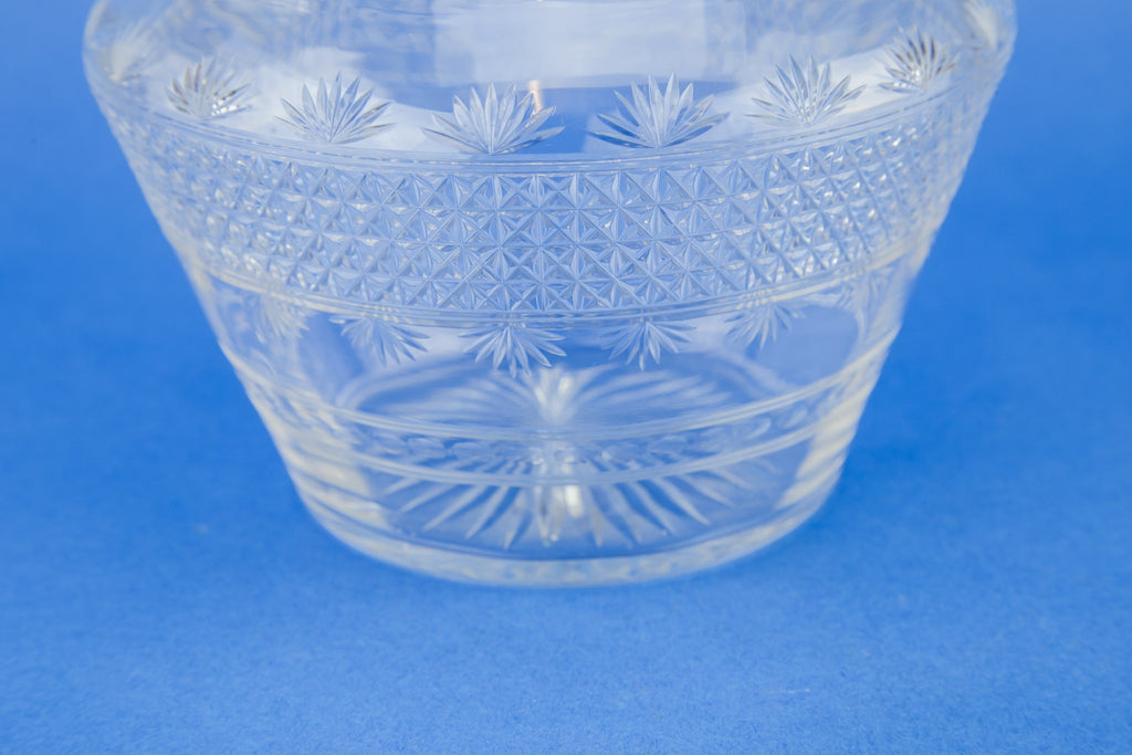 Silver & glass ice bucket