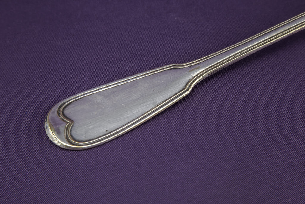 Silver plated ladle