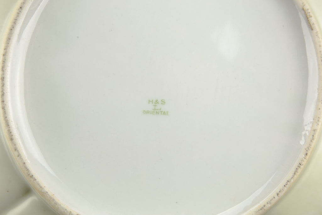 Blue lobed vase