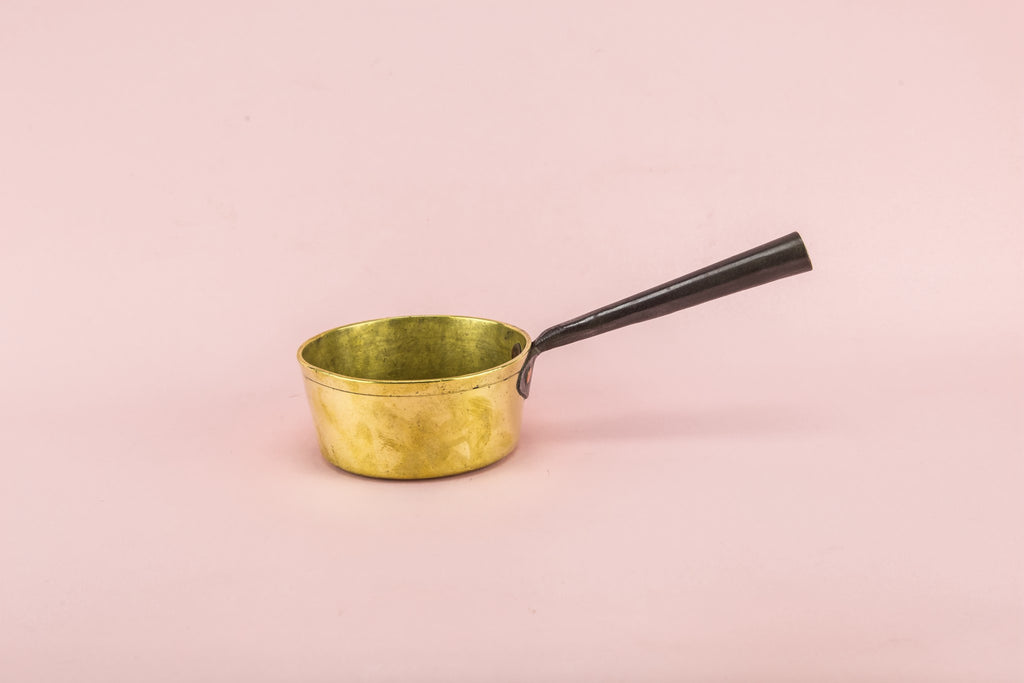 Rustic brass pan