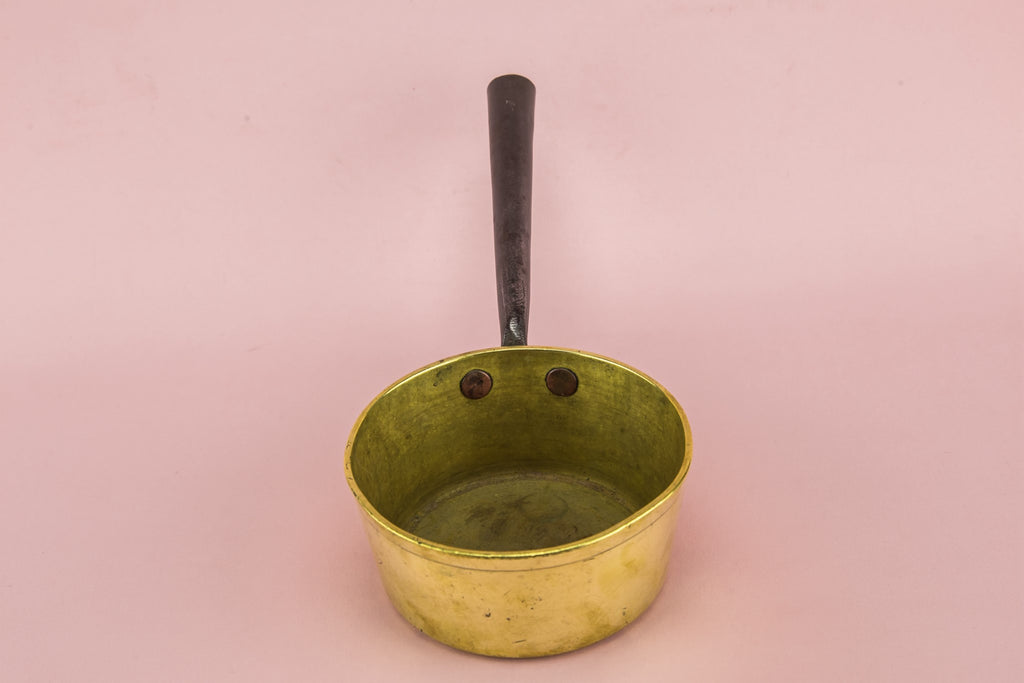 Rustic brass pan