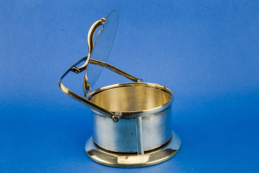 Silver plated condiment pot