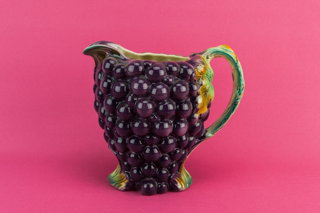 Art Deco grapes jug