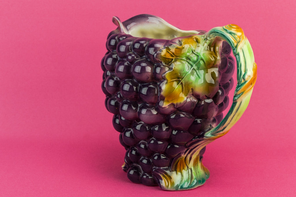 Art Deco grapes jug