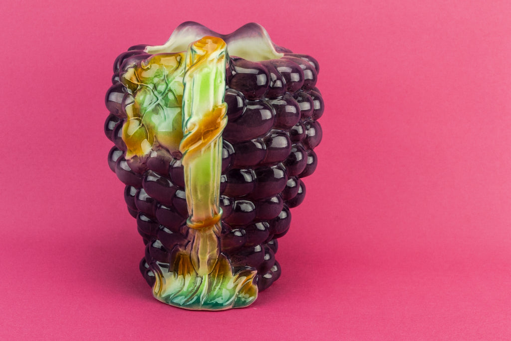 Art Deco grapes jug