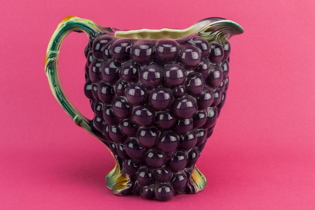 Art Deco grapes jug