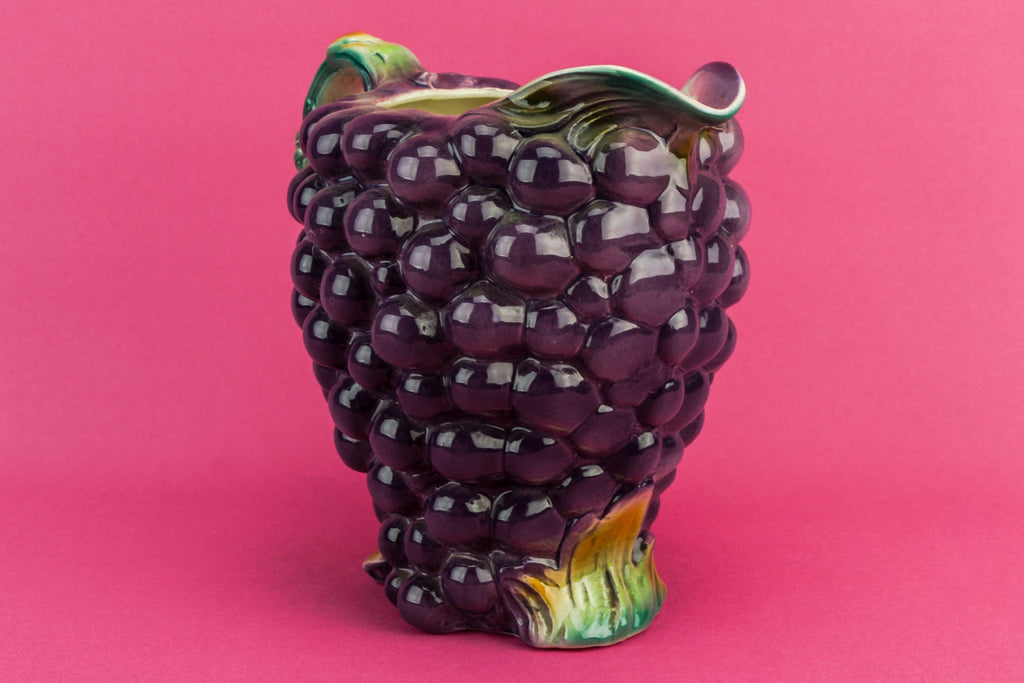 Art Deco grapes jug