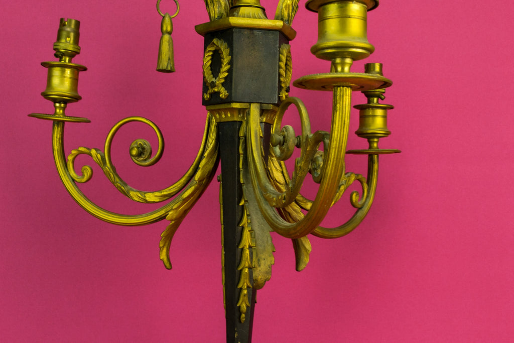 Gilded bronze chandelier