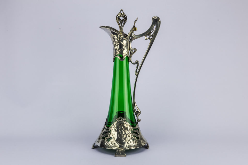 Art Nouveau wine carafe
