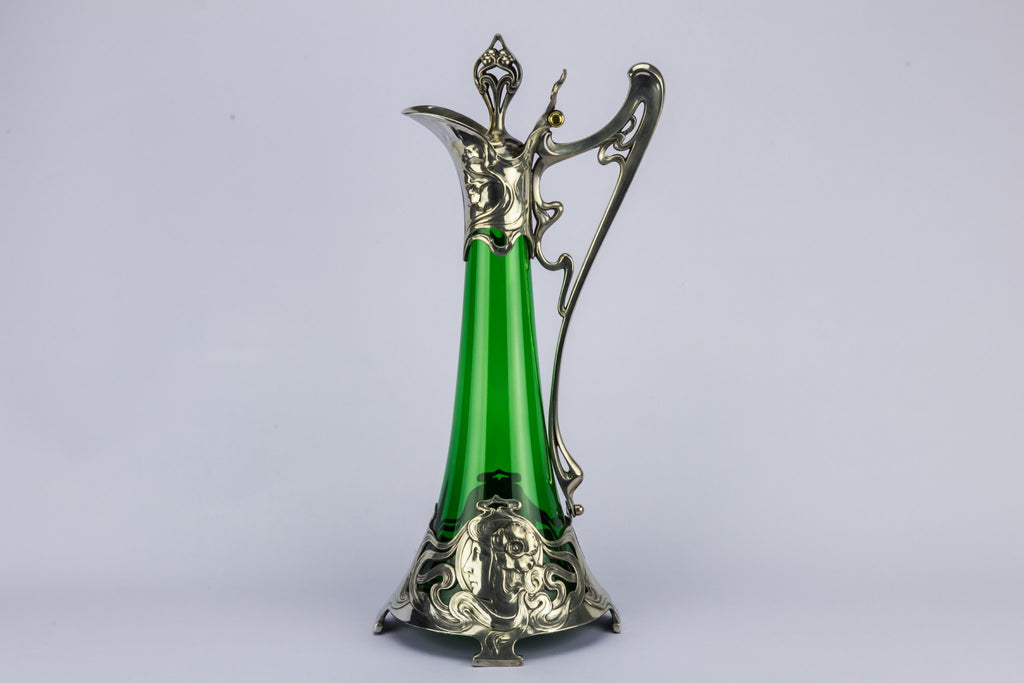 Art Nouveau wine carafe