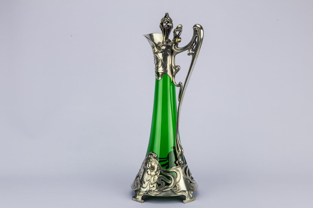 Art Nouveau wine carafe