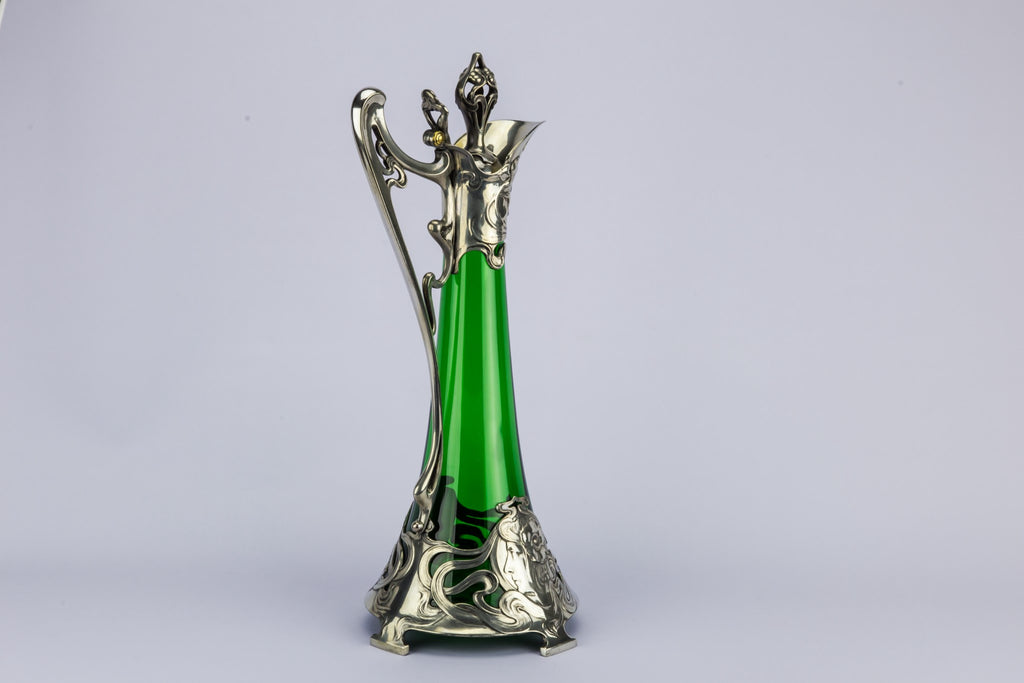 Art Nouveau wine carafe