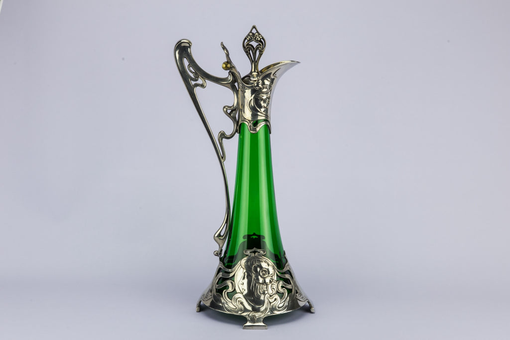 Art Nouveau wine carafe