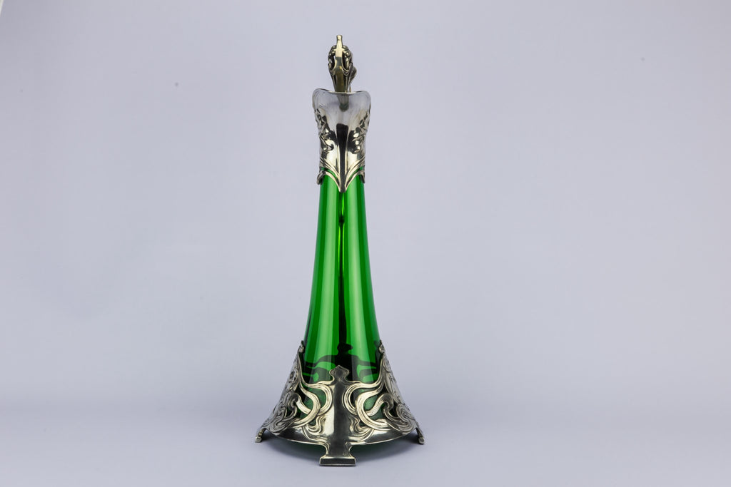 Art Nouveau wine carafe