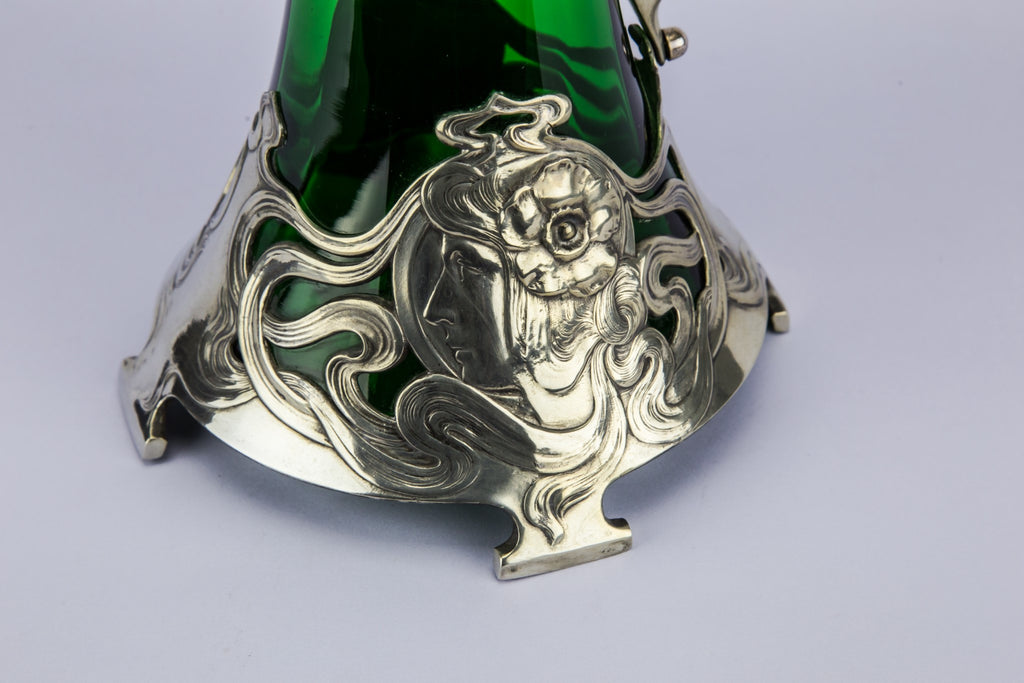 Art Nouveau wine carafe