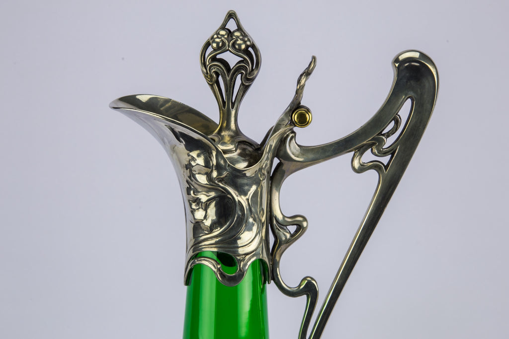 Art Nouveau wine carafe