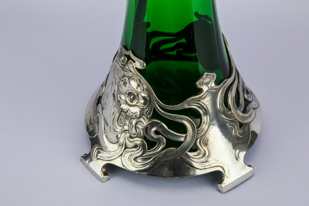 Art Nouveau wine carafe