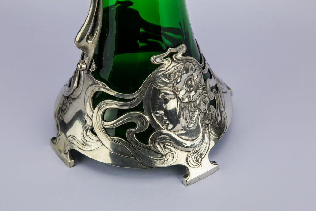 Art Nouveau wine carafe