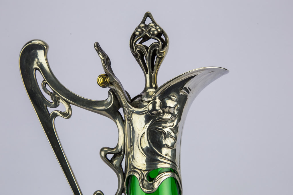 Art Nouveau wine carafe