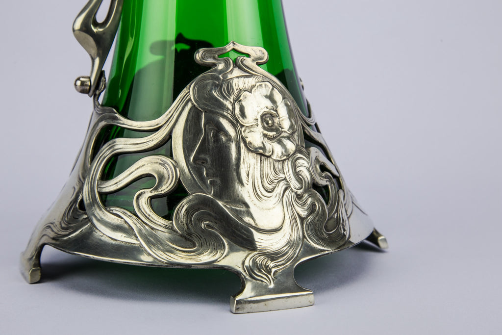 Art Nouveau wine carafe