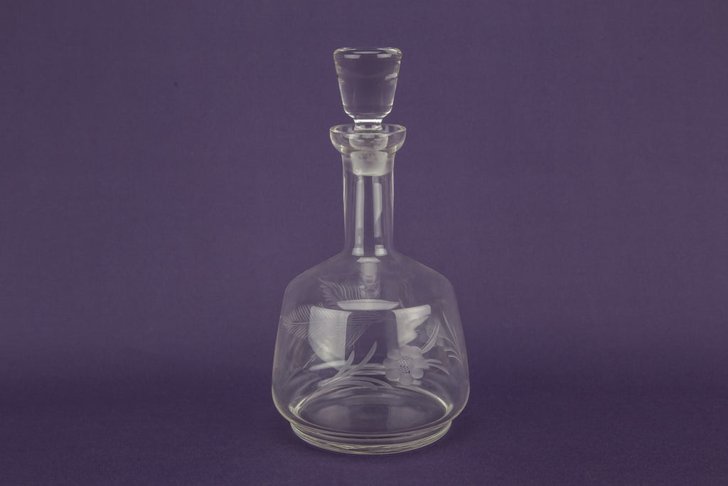 Blown glass port decanter