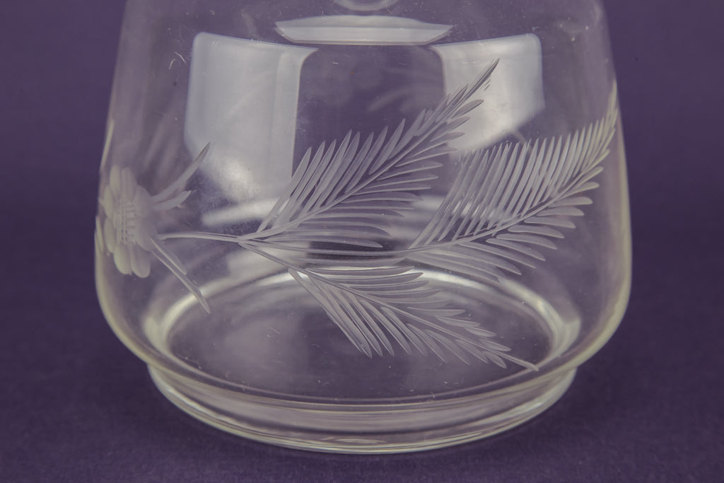 Blown glass port decanter
