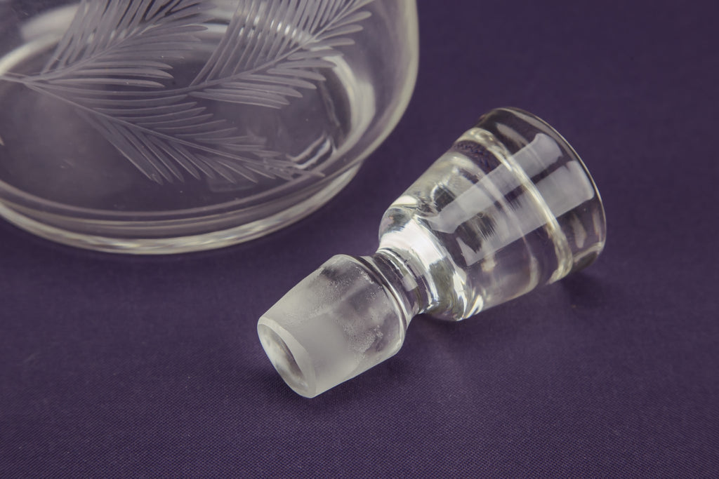 Blown glass port decanter