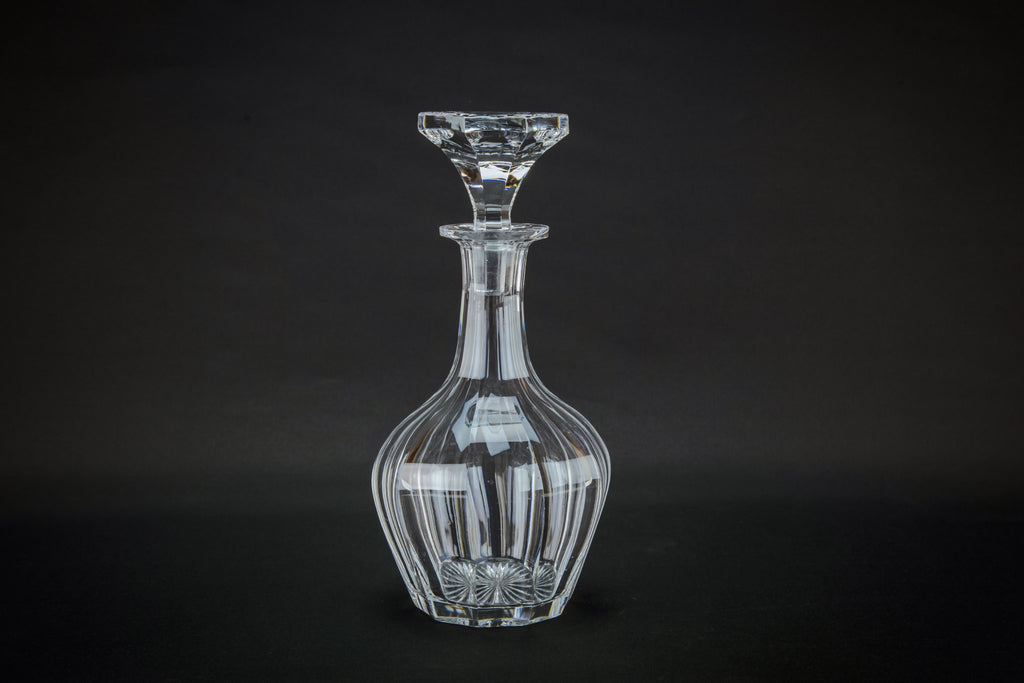 Cut glass sherry decanter