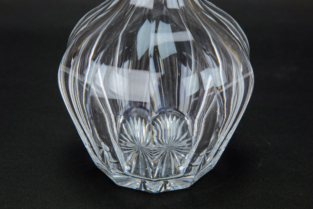 Cut glass sherry decanter