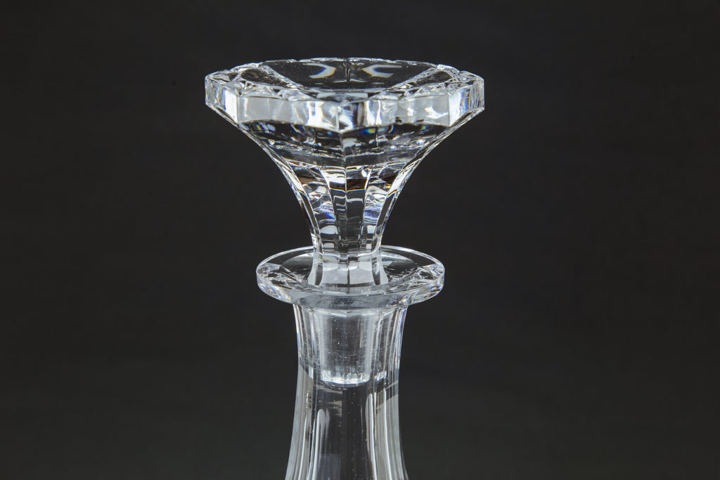 Cut glass sherry decanter