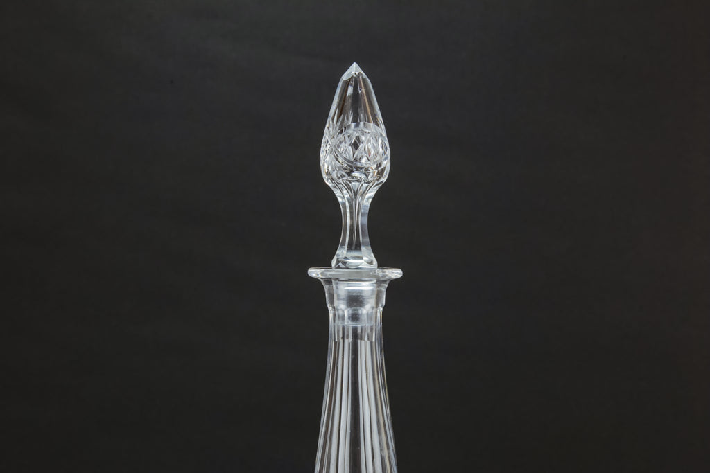 Cut glass decanter