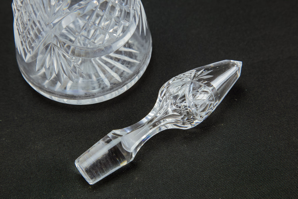 Cut glass decanter