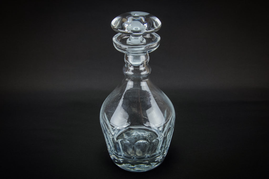 Wine cut glass decanter