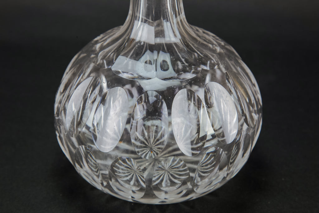 Cut glass sherry decanter