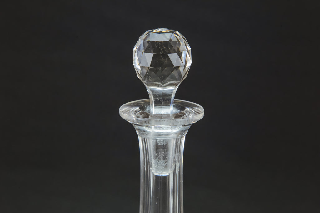 Cut glass sherry decanter