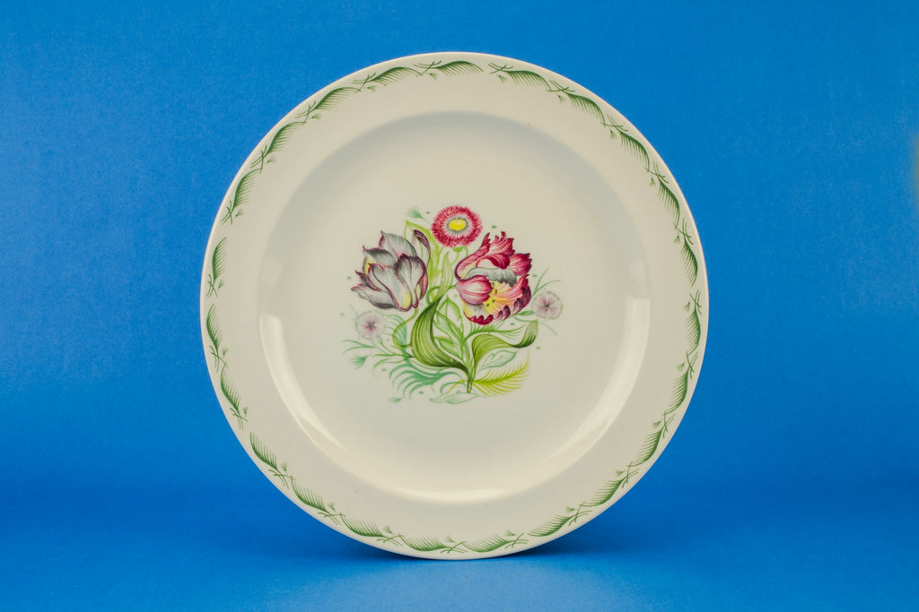 Painted dinner plate