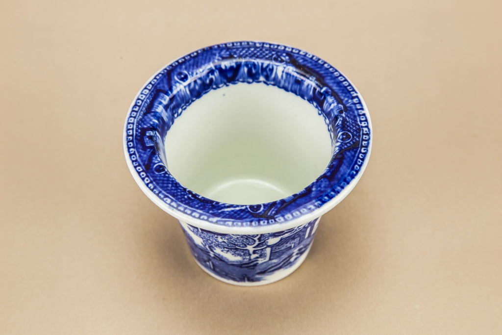 5 blue willow serving bowls